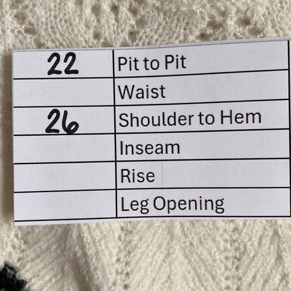 Belldini Ecru/Black Sweater XL NWT - Picture 7 of 8